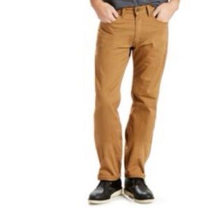 Levi's Men's Straight Jeans in Tan